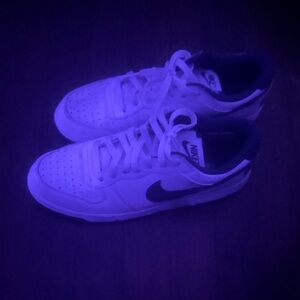 Nike White and Black Athletic Shoes